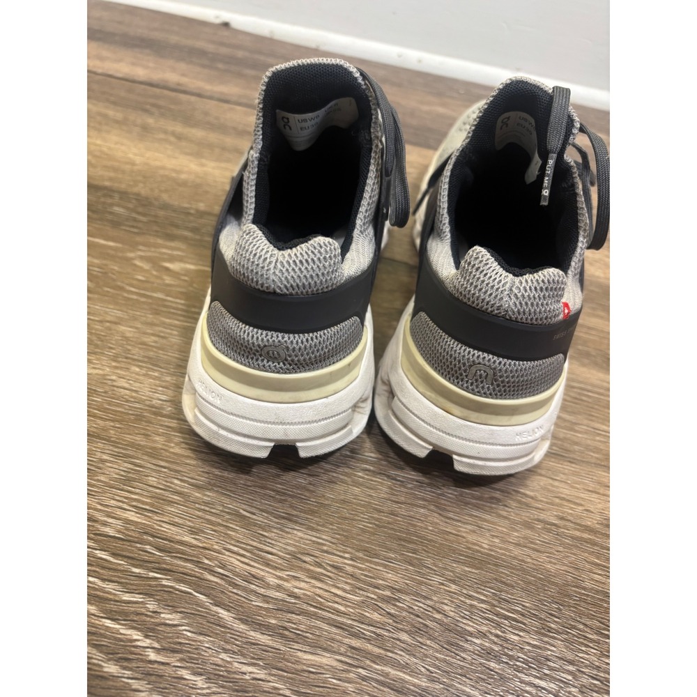 On Cloudswift Grey Black Running Shoes Womens US 8 Helion CloudTec 41.98922 - Picture 4 of 8